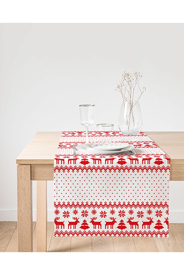 Specially Designed Digital Printed Decorative Suede Runner - 1