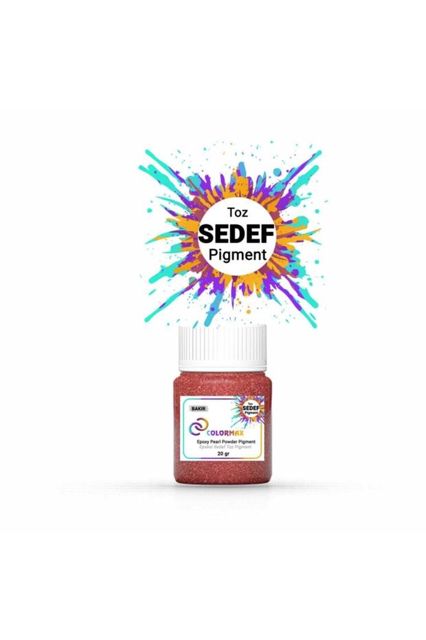 Colormax Sedef / Metalik Toz Pigment 20 Gr. - Bakır - 1