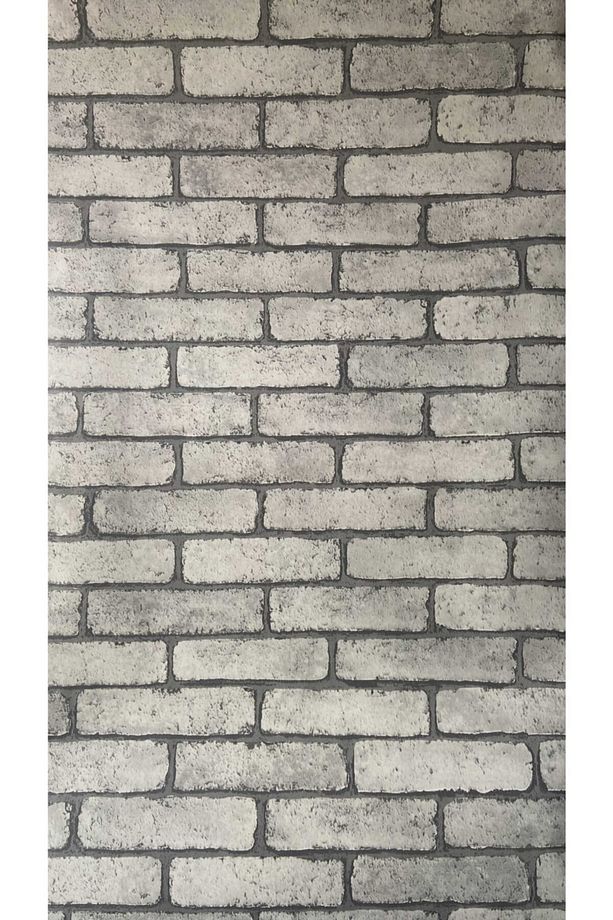 Taş Tuğla Duvar Desenli Kendinden Yapışkanlı Folyo Kağıt Kaplama 45 Cm X 15 Metre - 3