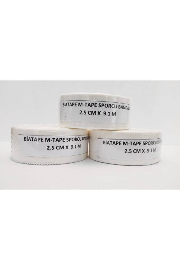 M-tape Sports Bandage 3 Pieces (2,5 Cm X 9 M Den 3 Pieces)