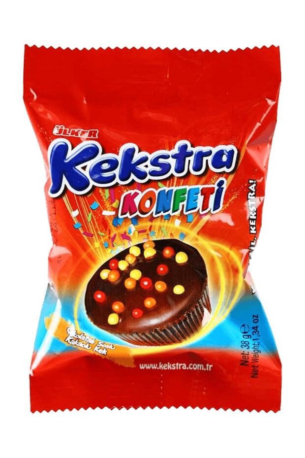 Kekstra Konfeti Muffin Kakaolu Kek 38 gr - 2