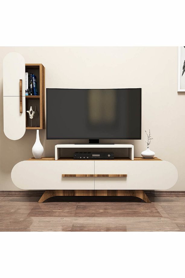 Rose Duvar Raflı Tv Ünitesi - 2