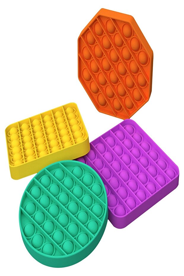 Popit Push Bubble Fidget Özel Pop Duyusal Oyuncak Zihinsel Stres Oyunu 1 Adet - 5