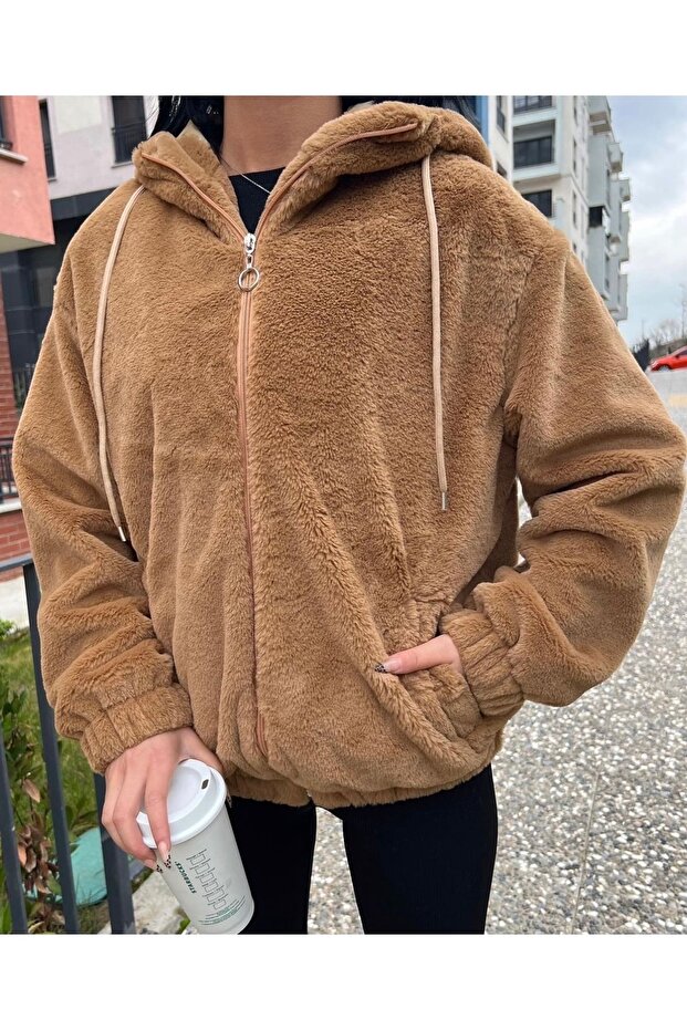 Kışlık Peluş Mont - 3
