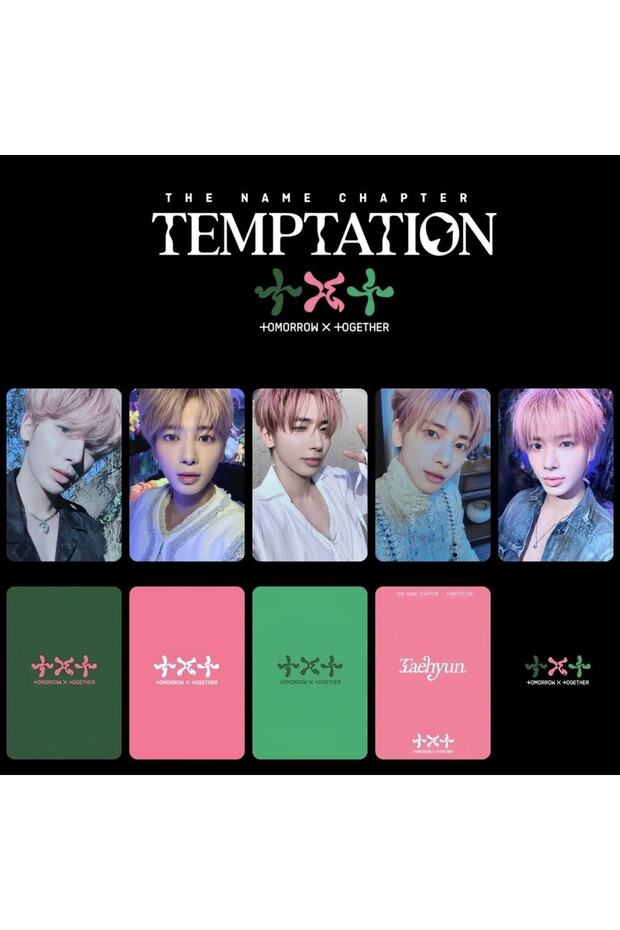Txt Taehyun '' Temptation '' Albüm Kart Seti - 1