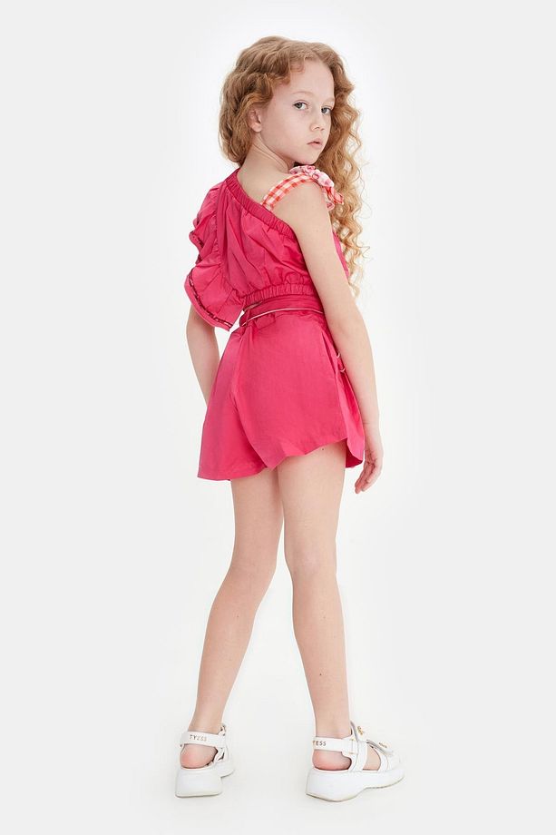 Kız Çocuk Fuşya Şort 23ss0tj4108 - 4
