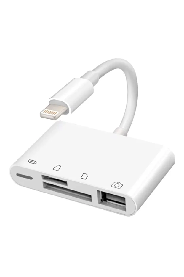 Byl-108l Lightning To Gigabit Ethernet Usb Şarj Bağlantılı Dönüştürücü - 1