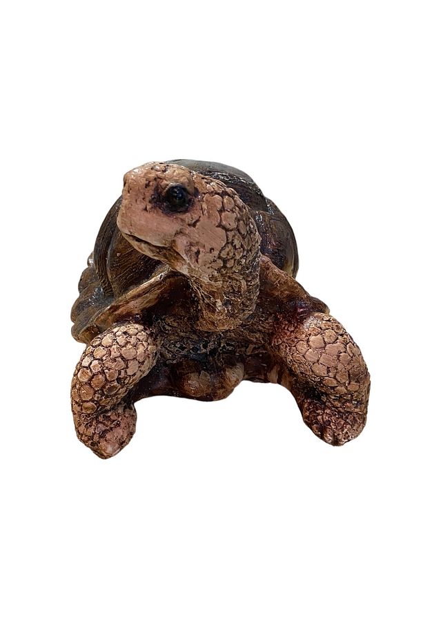 Kaplumbağa Biblo Bahçe Heykeli, Dev Kaplumbağa Bahçe Dekorasyonu, Hayvan Biblo Heykeli 31 Cm - 2