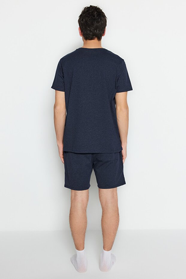 Indigo Regular Fit Yazlık Şortlu Pijama Takımı TMNSS23PT00038 - 5
