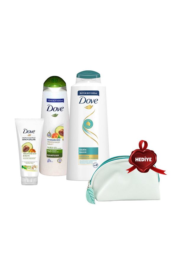 Şampuan 600 Ml, 400 Ml Ve Saç Kremi Avokado, Çanta Hediyeli - 1