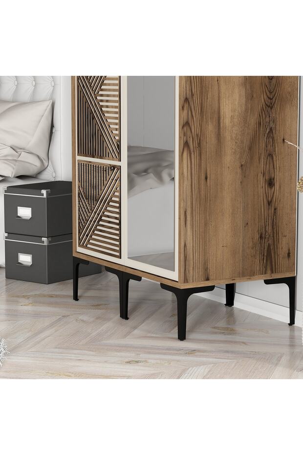 Kumsal 2 Kapılı Gardrop Pr - Krem - 4