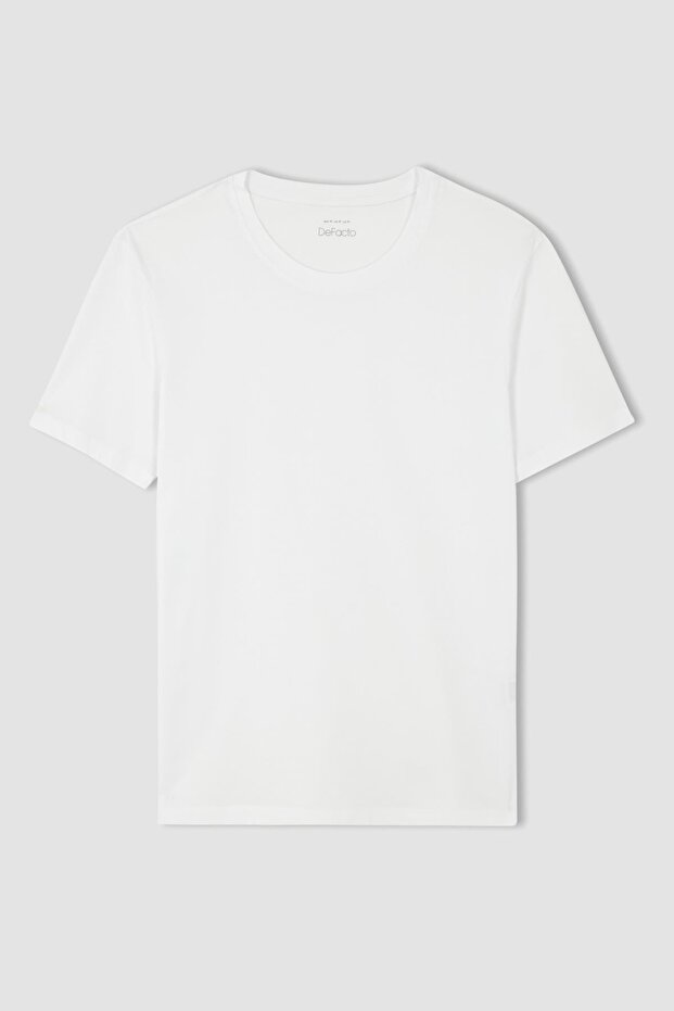 تي شيرت أساسي برقبة دائرية وقصة عادية - 7