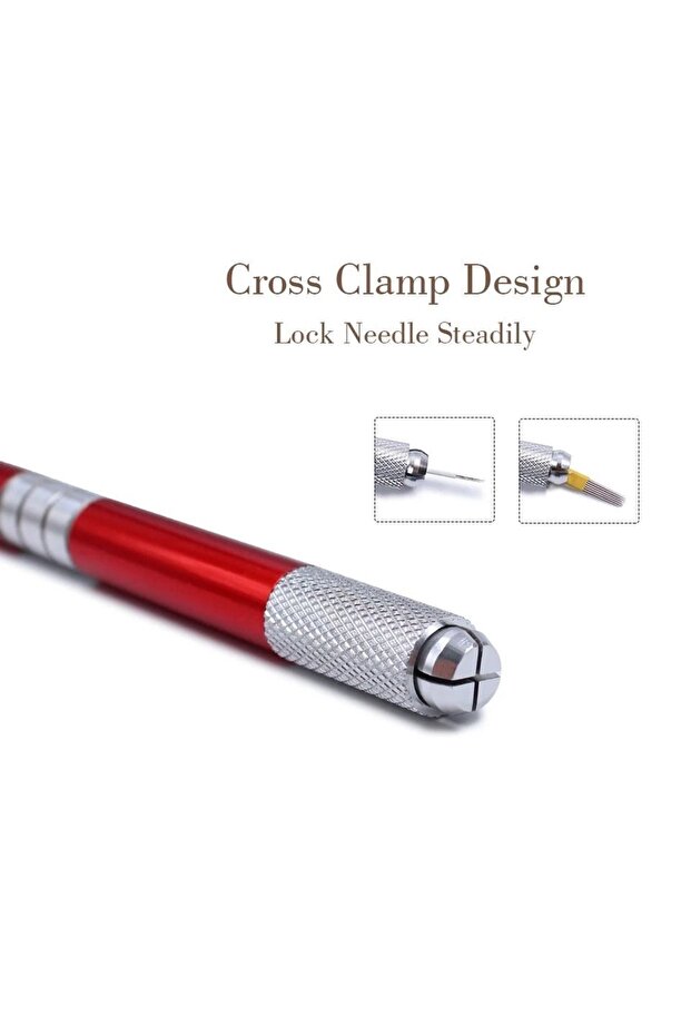 1Pc Permanent Makeup Single Ended Microblading Pen with Needle Gift - 2