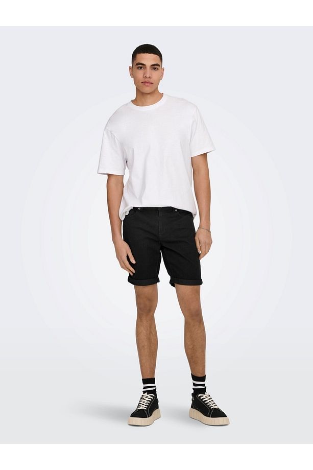 Only&sons Erkek Kot Şort Onsply Black 4328 Shorts 22024328 - 7