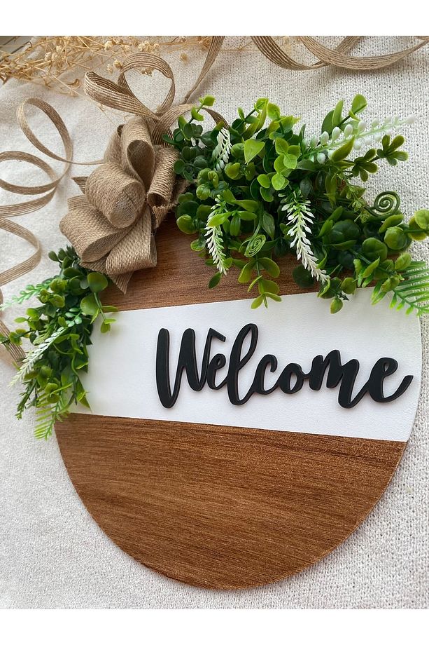 Kapı Süsü - Dış Kapı Süsü Welcome - Kapı Önü Aksesuarı Syh. - 3