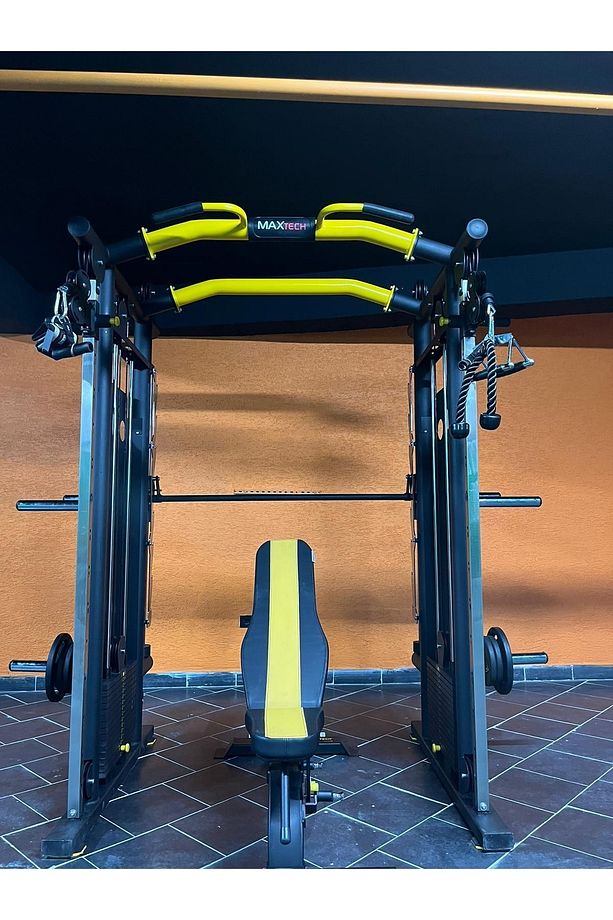 Dual Cable Crossover & Smith Machine Combo Machine - 4
