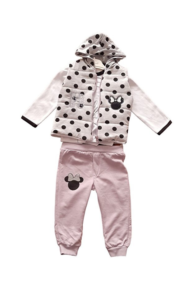 Mini Minnie Vest 3 Piece Suit (6-12-18 Months)