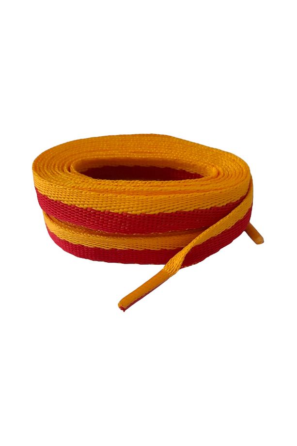 Sarı Kırmızı Renkli Spor Ayakkabı Bağcık Çifti - 2