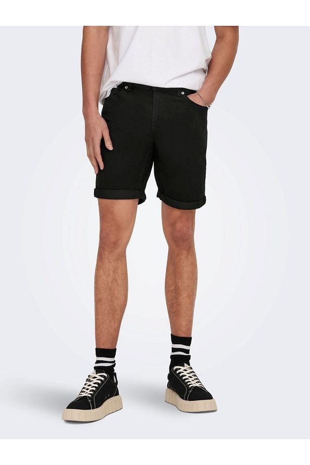 Only&sons Erkek Kot Şort Onsply Black 4328 Shorts 22024328 - 1