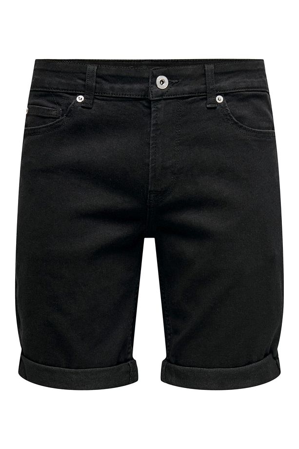 Only&sons Erkek Kot Şort Onsply Black 4328 Shorts 22024328 - 6