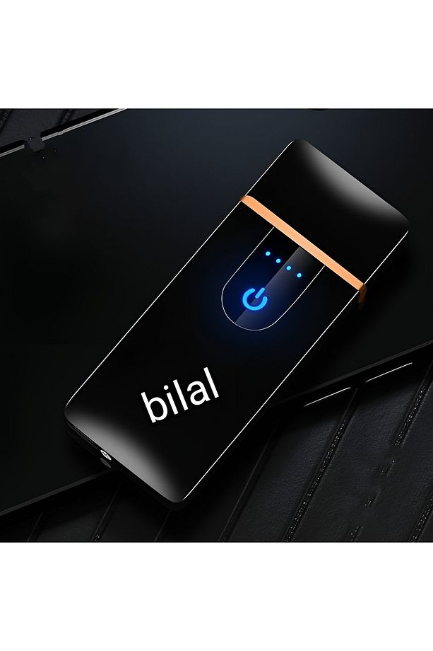 Kişiye Özel Isim Baskılı Çakmak Dokunmatik Ekranlı Şarjlı Usbli Elektronik Çakmak - 1