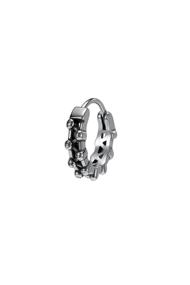 Special Design Modern Design Snap Ring 316l Steel Men's Earring