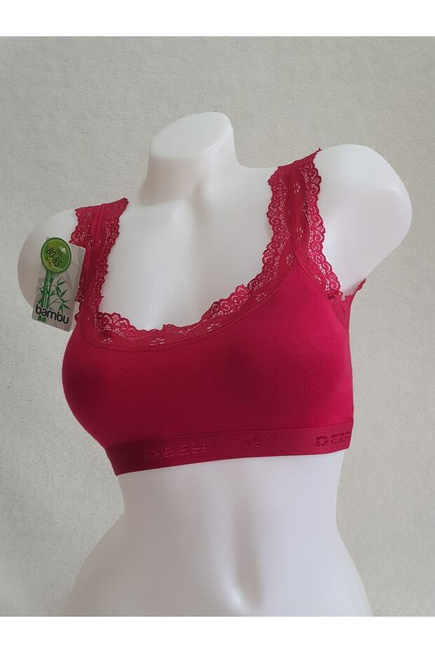 Bambu Pedli Dantelli Büstiyer - 1