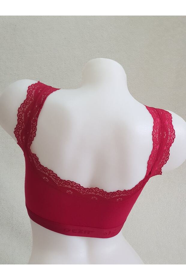 Bambu Pedli Dantelli Büstiyer - 2