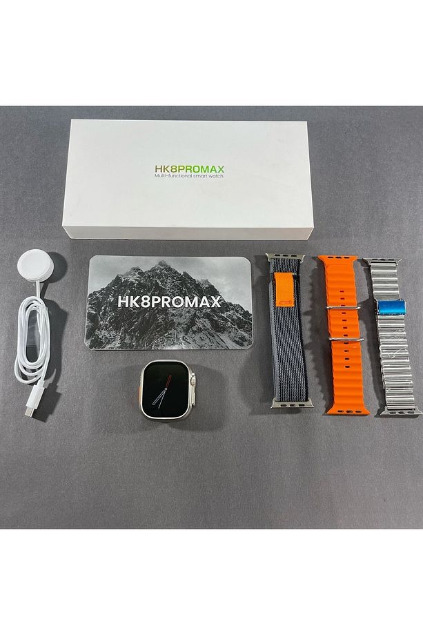 Hk10 Pro Max Amoled Ekran 2.12 Inç Akıllı Saar Bluetooth Siri Nfc Android Ios Uyumlu - 2