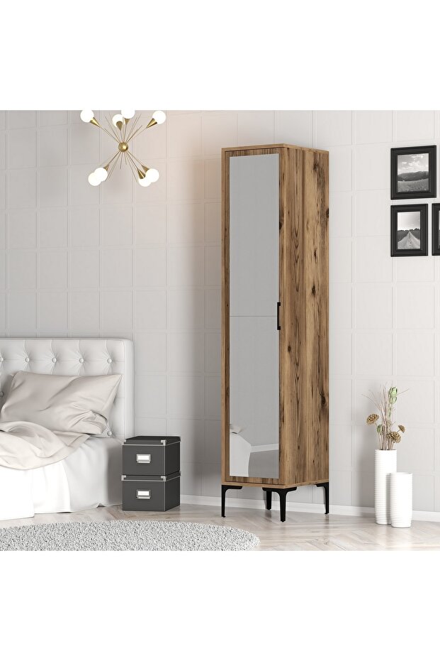 Kumsal 1 Kapılı Gardrop R - Ceviz - 5