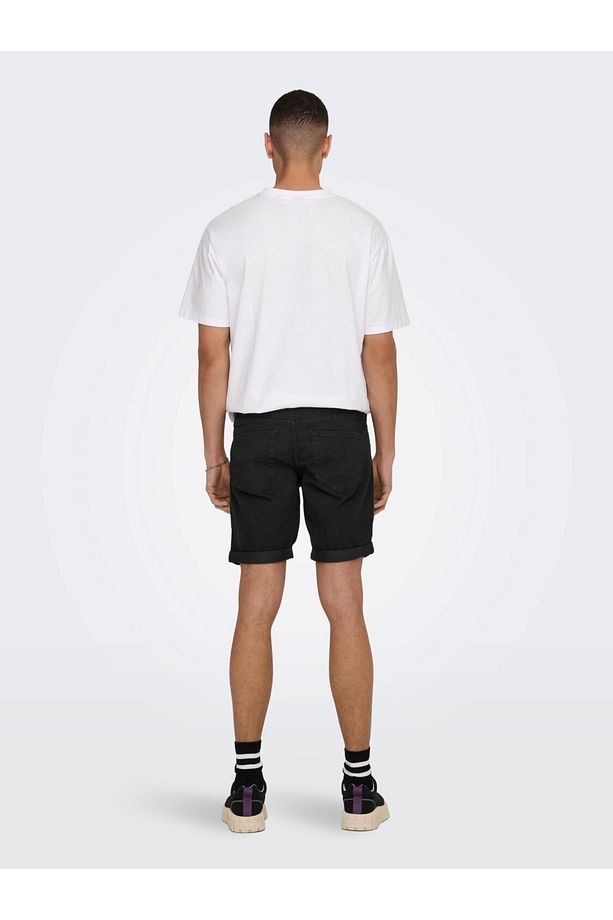 Only&sons Erkek Kot Şort Onsply Black 4328 Shorts 22024328 - 3