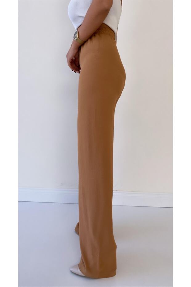 Ayrobin Linen Camel Casual Pants - 6