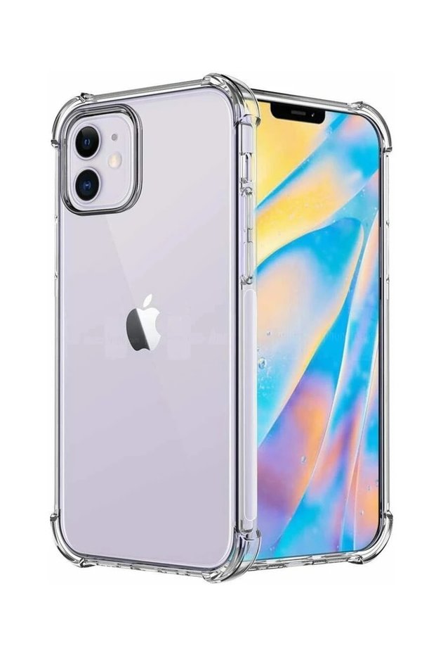 Apple iPhone 12 Pro Transparent Anti Shock Edge Shock Proof Transparent Case