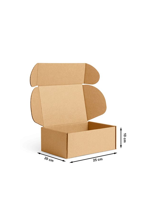 25x20x10 Cm Kesimli Kilitli E-ticaret Ve Kargo Kutusu 3 Adet - 4