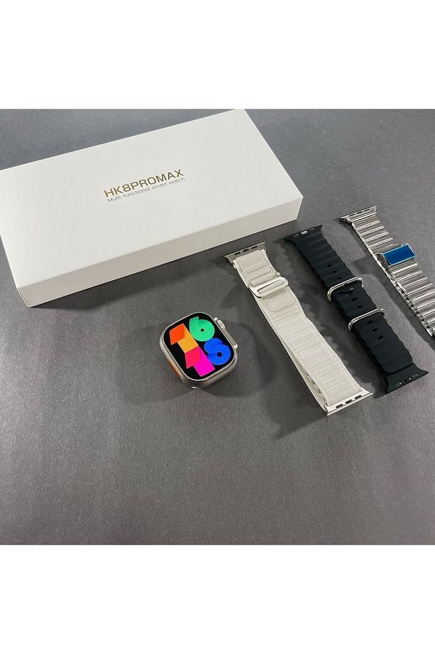 Hk9 Ultra 2 Amoled Max Ekran 2.12 Inç Akıllı Saar Bluetooth Siri Nfc Android Ios Uyumlu - 2