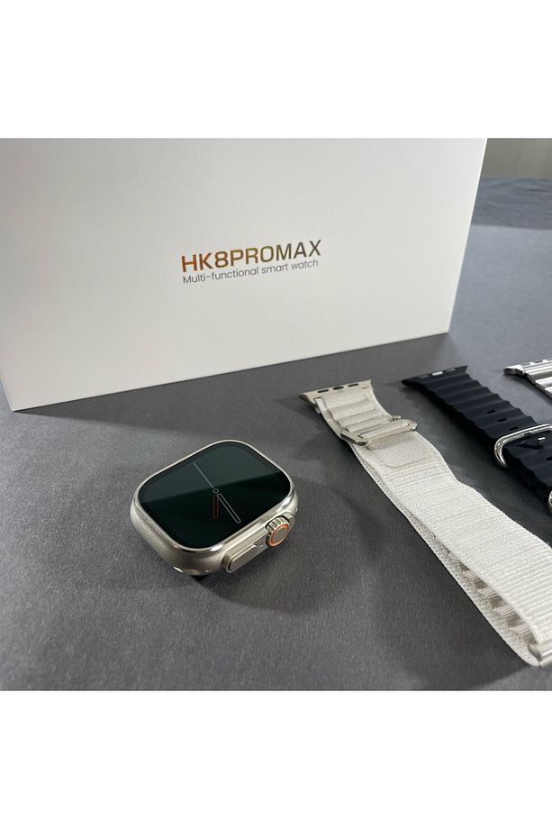 Hk9 Ultra 2 Amoled Max Ekran 2.12 Inç Akıllı Saar Bluetooth Siri Nfc Android Ios Uyumlu - 5