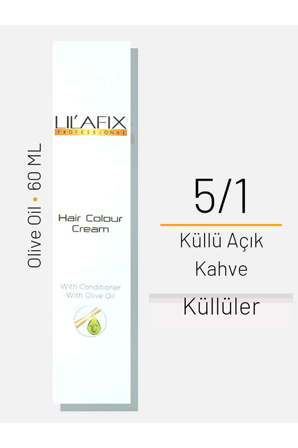 Saç Boyası No 5/1 Küllü Açık Kahve 60ml - 1