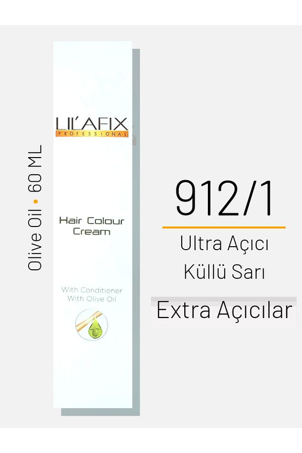 Saç Boyası No 912/1 Ultra Açıcı Küllü Sarı 60ml - 1