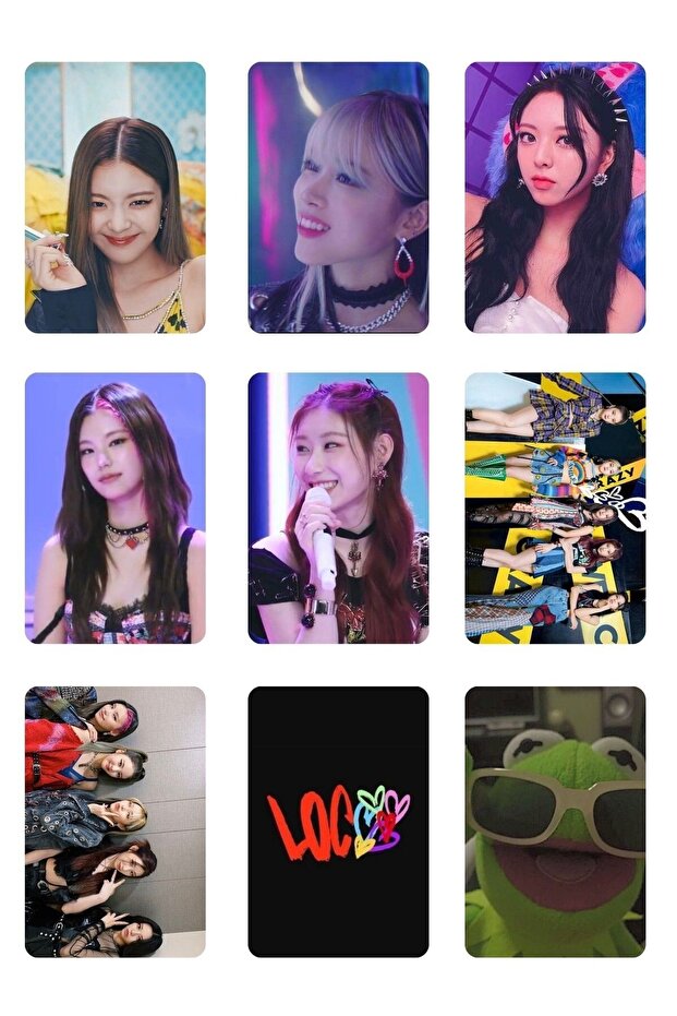 Itzy Group N0 2 -kpop- 9 Piece Photocard Set