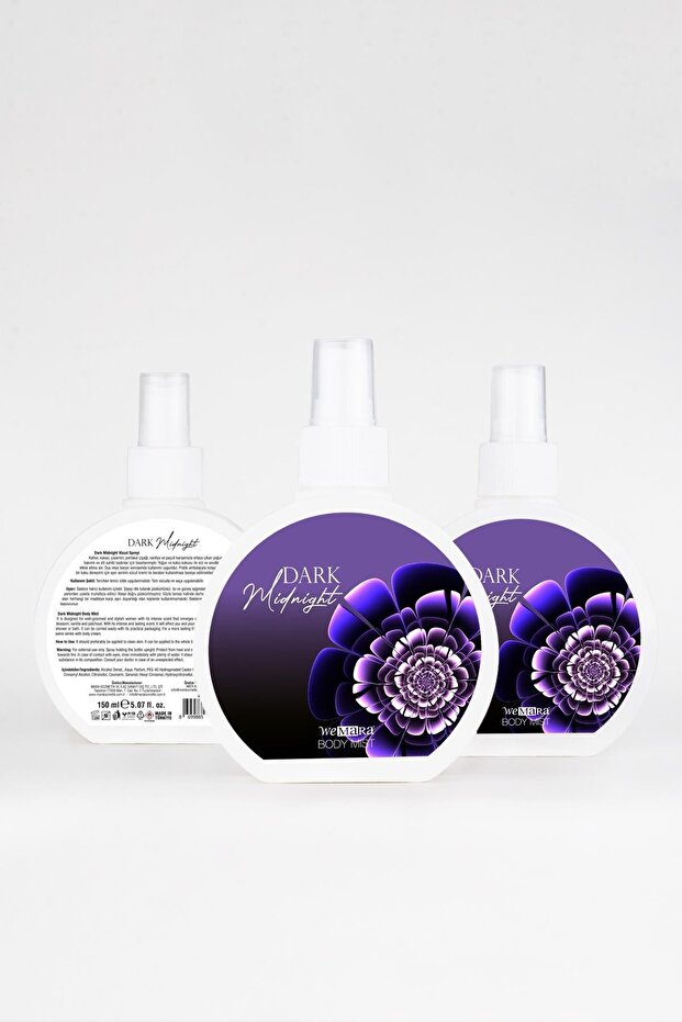 We Dark Midnight Vücut Spreyi 150 Ml - 5