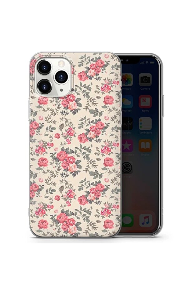 iPhone 14 Compatible Flower Pattern - 1