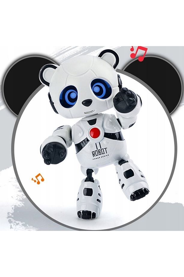 Ses Kayıt Edip Konuşan Akıllı Robot Panda Şarjlı - 5