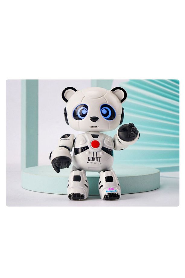 Ses Kayıt Edip Konuşan Akıllı Robot Panda Şarjlı - 7