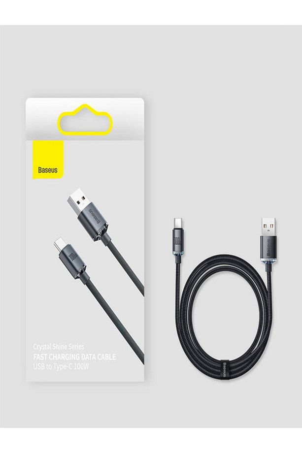 Baseus Crystal Shine 100w Usb To Type-c Hızlı Şarj Kablo 1.2 Mt - 7