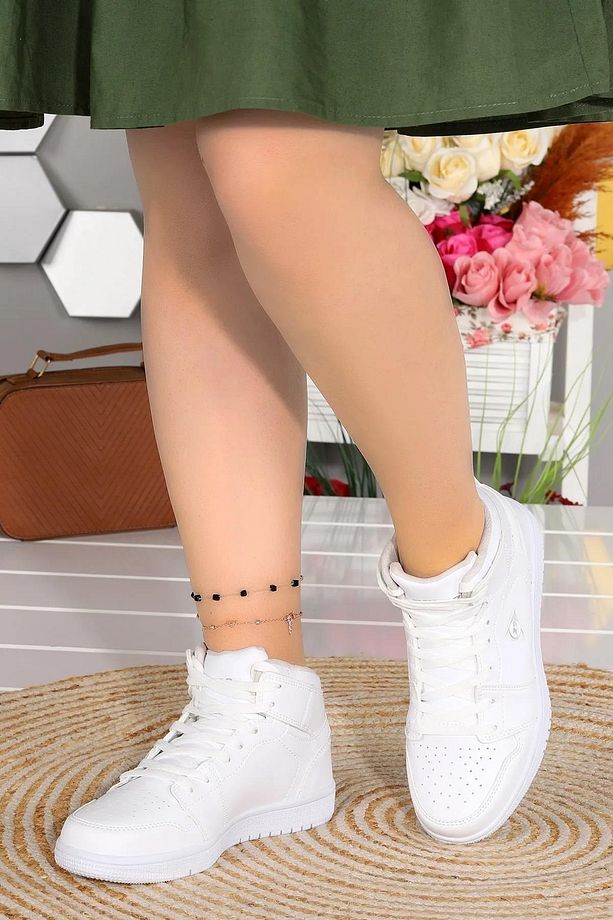 Orthopedix 1839 Anatomik Unixes Bağcıklı Yüksek Bilekli Sneaker Spor Ayakkabı - 5