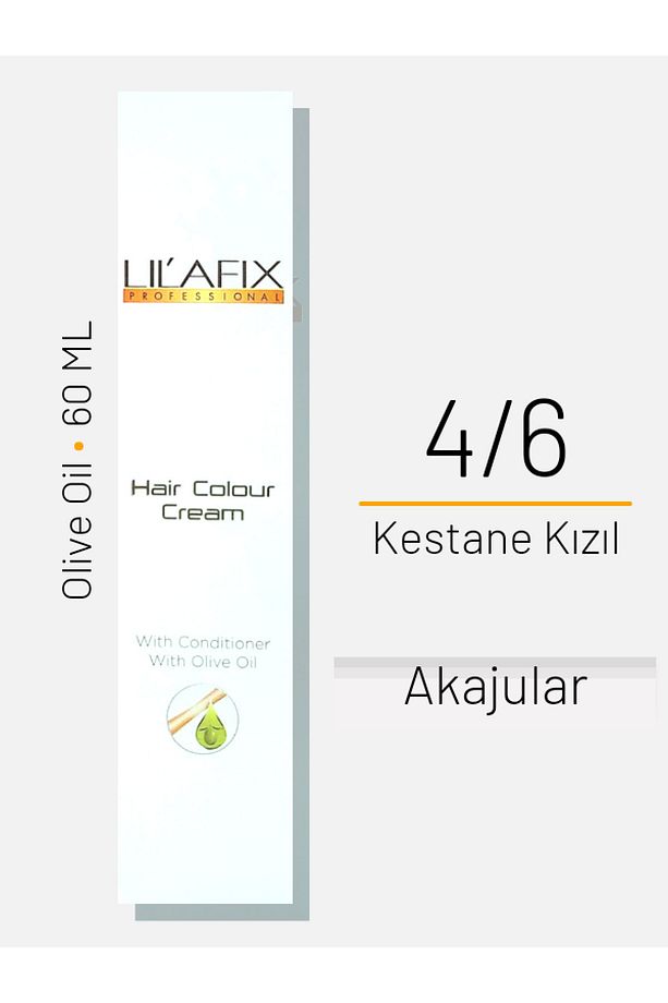 Saç Boyası No 4/6 Kestane Kızıl 60ml - 1