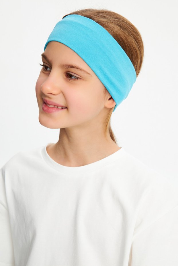 Girl's Cotton Combed, Anti-Slip, Anti-Sweat, Ultra Light, Flexible Hair Band Bandana