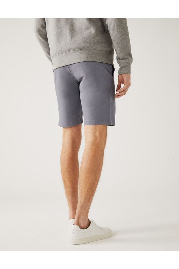 Regular Fit Chino Şort - 3