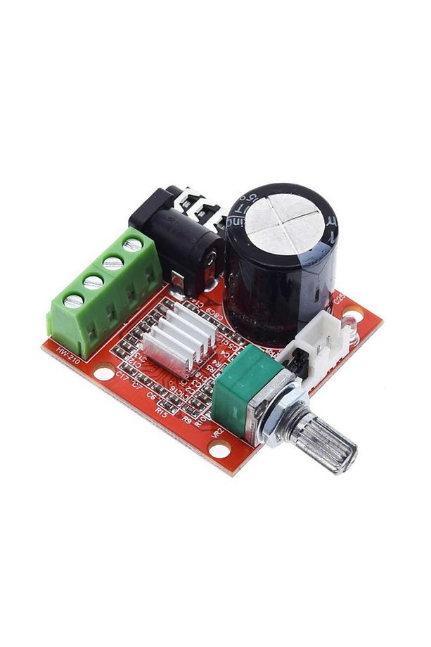 Pam8610 2x 10w Uyumlu  Amplifikatör Modül Dc 6-15v Class D Amfi Devresi Ses Kontrol Potu 4 8 Ohm - 6