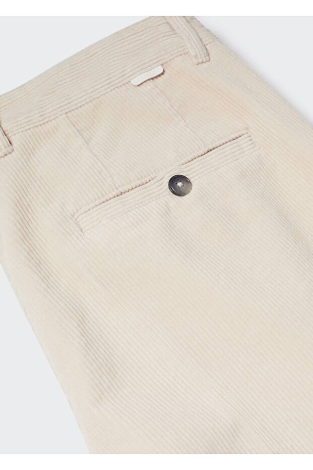 Fitilli Kadife Pilili Pantolon - 8